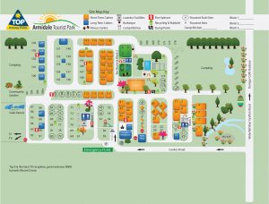 Park Map Armidale Tourist Park